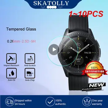 1 ~ 10ШТ 3/1 упаковка 9H Защитные пленки из закаленного стекла для Samsung Galaxy Watch 46 мм 42 мм Защитное стекло для защиты экрана от царапин