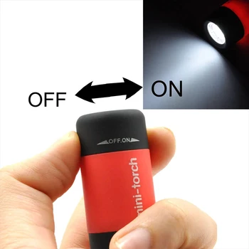 1 шт. светодиодный мини-брелок для ключей, USB Перезаряжаемый фонарик, лампа Водонепроницаемая