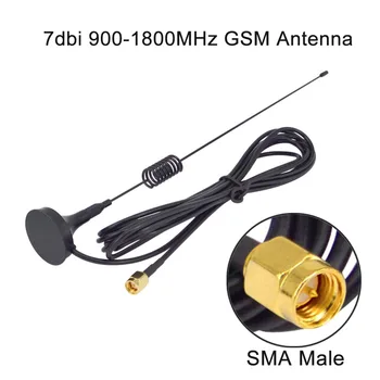 10 частей GSM антенны 7dbi-8dbi с магнитным основанием 900-1800 МГц SMA-штекер Crimp RG174 3M Усилитель сигнала