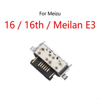 10 шт./лот для Meizu 16/16/Meilan E3, док-станция для зарядки через USB, разъем для зарядки, разъем для порта