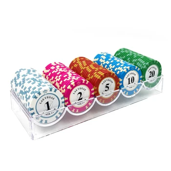100ШТ Качественный набор фишек для покера с коробкой 14 г Глины/Керамики Техасский Холдем Наборы фишек для покера Фишки для покера Монеты Казино Развлечения