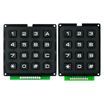 10шт Матрица 4x4 3X4 16 клавиш 4*4 3*4 Переключатель клавиатуры Модуль клавиатуры для Arduino