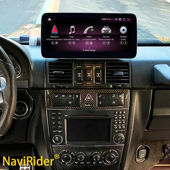 12,3-дюймовый Экран Android12 Автомобильный Радио Мультимедийный Видеоплеер Для Mercedes Benz G Class G500 G55 W461 W463 2008 GPS Стерео CARPLAY