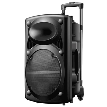 150 Вт Bluetooth Динамик Колонка 15-Дюймовый Сабвуфер K Song Boombox Outdoor Square Dance Soundbox Беспроводной Микрофон TF AUX U Диск