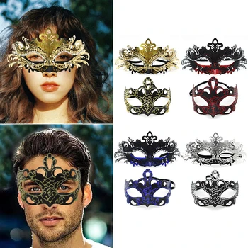 2 пары золотых фиолетовых черных маскарадных масок Бабочка Венецианская маска для лица для маскарадного костюма на Марди Гра Хэллоуин