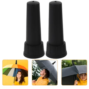 2 шт. Переносной зонт, верхняя часть, Защита наконечника, Комплект для плоского ремонта, Замена наконечников