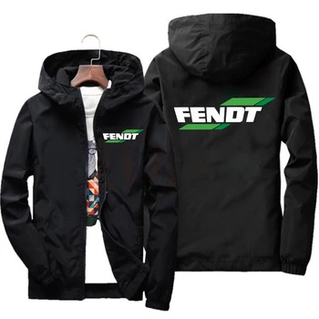 2022 весенне-осенняя мужская толстовка с капюшоном, спортивная куртка, повседневное кожаное пальто на молнии, мужская спортивная одежда Fendt, модная куртка, мужская куртка