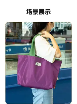 2023 Модная дизайнерская холщовая сумка для покупок Многофункциональная сумка для покупок
