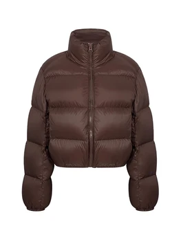 2023 Новое зимнее женское теплое пальто, утепленные куртки с хлопковой подкладкой, женские парки с воротником-стойкой, пуховики, пальто