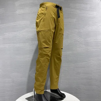 2023 Новые Летние быстросохнущие мужские походные брюки-карго с множеством карманов, Свободные повседневные Прямые Длинные брюки, Мужские брюки высокого качества