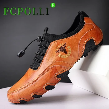 2023 Новые мужские туфли для гольфа Кожаные коричневые черные для тренировок по гольфу для мужчин Удобная спортивная обувь Мужские Противоскользящие кроссовки для гольфа Мужские большого размера