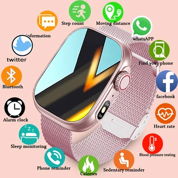 2023 Новые Умные часы Call Для женщин, умные часы с пользовательским набором для Xiaomi, Водонепроницаемые Музыкальные часы Bluetooth, Часы-браслет с полным касанием