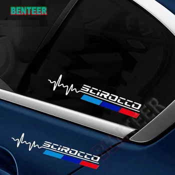 2x Наклейка на окна автомобиля для Фольксваген Scirocco GTI R