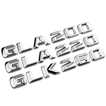 3D ABS Эмблема Заднего Багажника Автомобиля GLK GLA 200 220 250 260 300 350 Наклейка Для Mercedes X156 X164 X204 H247 W167 Аксессуары