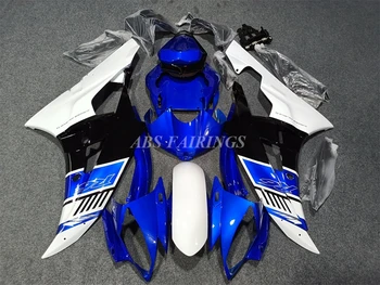4 Подарка Новый ABS Мотоциклетный Комплект Обтекателей, Пригодный Для YAMAHA YZF-R6 2006 2007 06 07 Комплект кузова Синий Белый