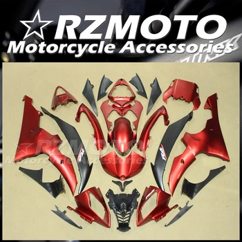 4Gifts Новый комплект обтекателей для мотоциклов ABS, подходящий для YAMAHA YZF-R6 2008 - 2016 08 09 10 11 12 13 14 15 16 Комплект кузова матово-красный