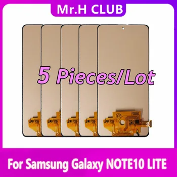 5 ШТ INCELL NOTE10 LITE Экран Для Samsung Galaxy Note 10 Lite N770 N770F ЖК-дисплей Сенсорный Экран Дигитайзер В Сборе Замена