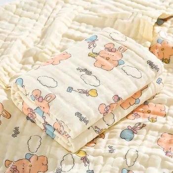 6 слоев детского одеяла, детское марлевое банное полотенце, хлопок, супер мягкий впитывающий чехол для ванны, одеяло, постельное белье, детское пеленание
