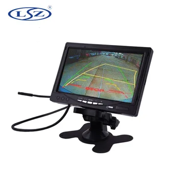 7-дюймовый автомобильный монитор с HD и AV входом для отображения ЖК-экрана, система безопасности камеры резервного копирования автомобиля