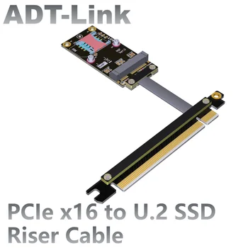 ADT-Link PCIe 3.0 x16 для подключения кабеля mini-PCIe Riser с поддержкой подключения беспроводной сетевой карты mini-PCIe Adapter Gen3.0 на полной скорости