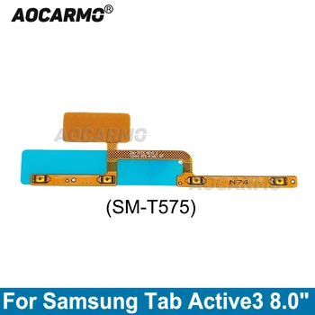 Aocarmo для Samsung Galaxy Tab Active3 8,0 дюймов SM-T575 Кнопки включения-выключения громкости Гибкий кабель Ремонтная деталь