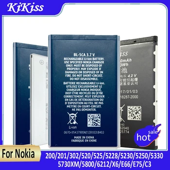 BL-4U BL-4J BL-5J Аккумулятор для Nokia C6 620 C5-03 5250 5330 E75 5530 5730XM 6212 E66 5800 5230 5228 C3 520 525x6 200 201 302