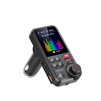 BT93 Автомобильный Беспроводной Bluetooth Радио FM-Передатчик MP3 Музыкальный Плеер QC3.0 Быстрое Зарядное Устройство Поддержка Громкой связи TF Карта U Диск