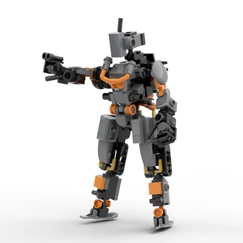 BuildMoc Игры Mecha Механизированный строительный блок, экзоскелет, механические солдаты, Креативные развивающие кубики для детских игрушек в подарок