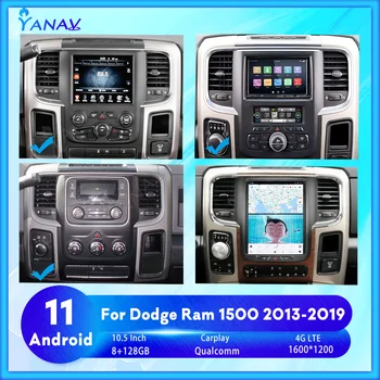 Carplay 2Din Android 11 Автомагнитола Для Dodge Ram 1500 13-19 4G LTE GPS Навигация Аудио Видео Carplay IPS Блок Мультимедийный Плеер