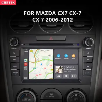 CHSTEK Qualcomm Android 11 8Core 8 + 128 Г Для Mazda CX7 CX-7 CX 7 2006-2012 Автомобильный Мультимедийный Плеер 4G LTE Авто GPS Навигация Радио