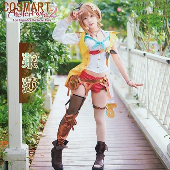 COSMART Аниме Atelier Ryza 2 Lost Legends & The Secret Fairy Рейсалин Стаут Игровой костюм Милая униформа Косплей костюм