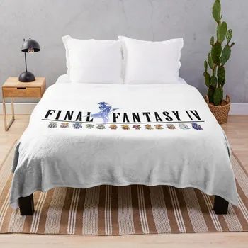 Final Fantasy IV Футболка Final Fantasy IV Пледовое Одеяло Милое Пледовое Одеяло Для Дивана Пледовое Одеяло для дивана