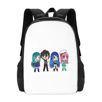 Funneh And The Krew-Забавный дизайн с модным рисунком, Школьный рюкзак для ноутбука, сумка Funneh Gaming Krew Gaming