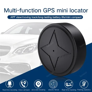 GPS с сильным магнитным управлением, защита от потери автомобиля, мини-GPS-трекер, локатор в реальном времени для автомобиля, без подписки с бесплатным приложением