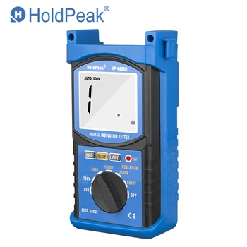 HoldPeak HP-6688B Цифровой Тестер Сопротивления Изоляции 5000 В Профессиональный Прибор Для Измерения Напряжения Автоматический Диапазон Портативный Тестер