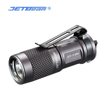 JET-II MK EDC Мини светодиодный фонарик-вспышка, USB перезаряжаемый фонарик 510ЛМ, батарея в комплект не входит