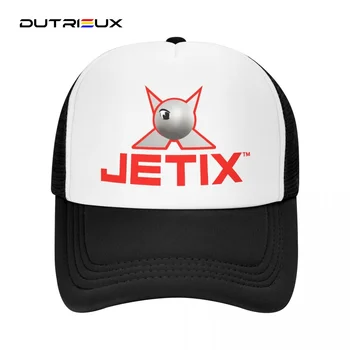 Jetix Jetix Логотип Повседневная Простая Сетчатая Бейсболка С Регулируемой Кепкой Snapback Шляпы Для Женщин Мужчин Папа Дальнобойщик Шляпы