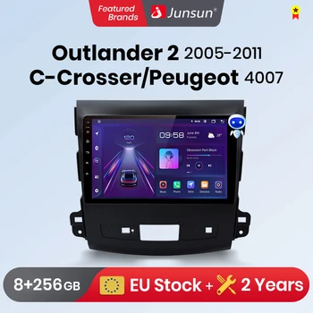 Junsun V1pro 2 din Android Авторадио Для Mitsubishi Outlander xl 2 2005-2011 Citroen C-Crosser Carplay Автомобильное Мультимедийное авторадио