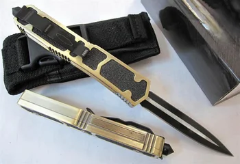 Micro OTF Tech Knife MK II Серии 440 Стальное Лезвие 57HRC Ручка Из Авиационного Алюминиевого Сплава Карманный Нож Для Самообороны на открытом воздухе