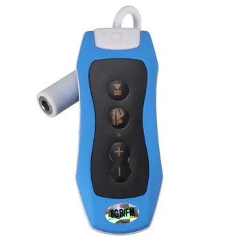 MP3-плеер объемом 8 ГБ для плавания под водой, спа + FM-радио, водонепроницаемые наушники синего цвета