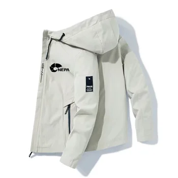 NEPA-Новая куртка для кемпинга в дикой природе и горных приключений, мужское легкое пальто для отдыха и путешествий, весенне-осенняя ветровка с капюшоном для пеших прогулок