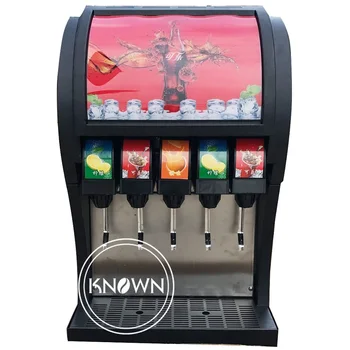 OEM-автомат для производства газировки с 5 вкусами Автоматические автоматы для продажи холодных напитков