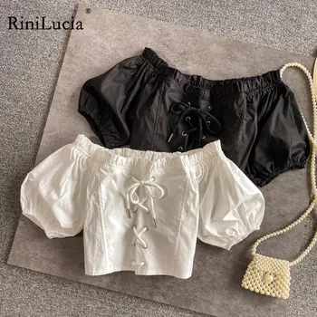 RiniLucia2023 Новая летняя детская одежда для маленьких девочек, модная рубашка, футболка для маленьких девочек, детская одежда, детская блузка для девочек