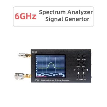 SA6 6G Анализатор Спектра 3,2-дюймовый Сенсорный Цветной Экран 2500MA WiFi CDMA 35-6200 МГц Беспроводной Генератор Сигналов Тестер
