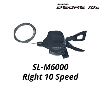 Shimano Deore M6000 10-Ступенчатый Рычаг Переключения Передач Велосипеда SL-M6000 10s 10 S 10v MTB Комплект Переключения Передач Для Горного Велосипеда Trail Rapidfire Новый
