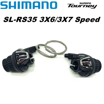 Shimano Tourney SL-RS35 Рукоятка Revoshift велосипедный поворотный рычаг переключения передач 3*6s 3*7s 18S 21s велосипедная расческа с ручками RS35 as RS31 RS36