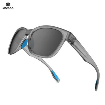 Suukaa Мужские Солнцезащитные очки для верховой езды и бега, Уличные очки UV400, Модные Спортивные очки, Классические Красочные Очки для защиты глаз