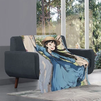 TOADDMOS, Флисовое одеяло для девочек из мультфильма Аниме, Легкое мягкое теплое одеяло, Офисный диван-кровать, Ультра Удобное одеяло, Подарок, Новый