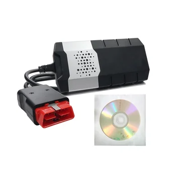 V9 DS150E OBD VCI 2017.R3 TCS Pro OBD2 Диагностический Инструмент с Bluetooth для DS150E Автомобильные Аксессуары Для Грузовиков Сканер синий