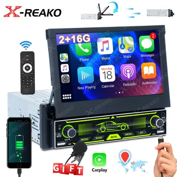 X-REAKO 1Din Автомобильное радио GPS Навигация 7 